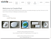 Tablet Screenshot of creativitea.com